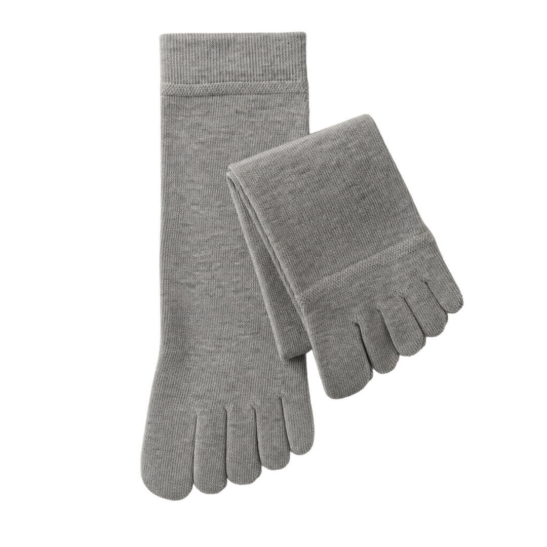 Pentoe grey toe socks cutout