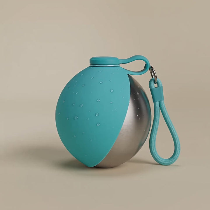 Sip Sphere showcase - 2-in-1 water bottle with fold-out bowl